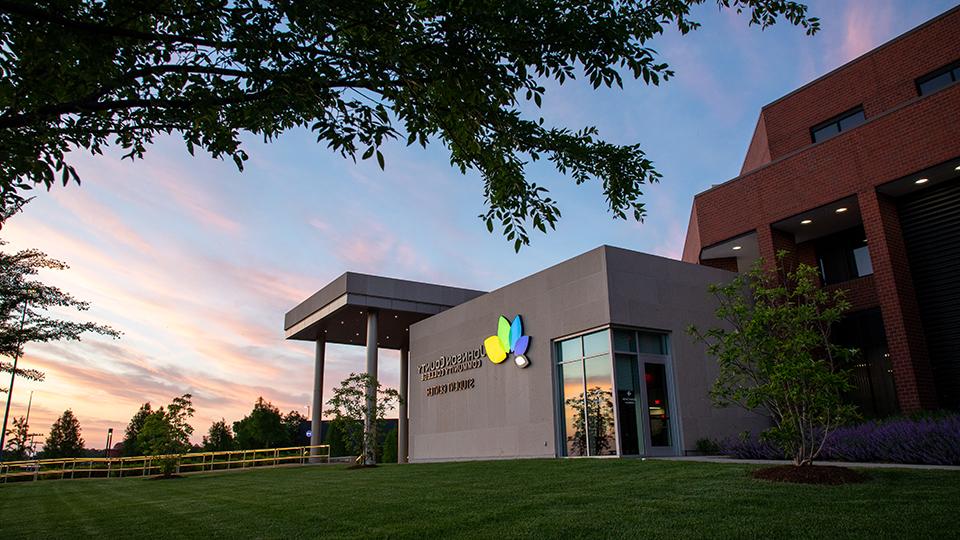 Sunset over the Student Center